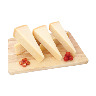 Italian parmesan cheese block