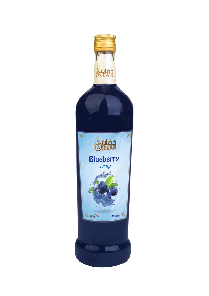 Jevan Blueberry Syrup 1 liter - 1 pc