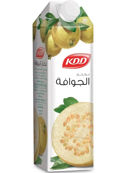 KDD Guava Nectar Juice 1 Liter x 12 - Carton