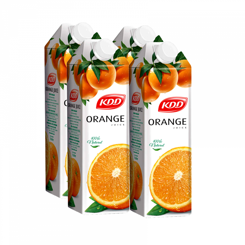 Kdd orange juice 1 L x 12 - carton