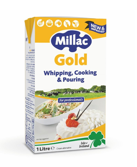 Melac Gold Whipping Cream 1 L x 12 - Carton