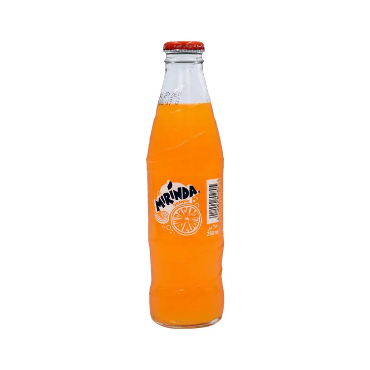 Mirinda orange glass 250 ml x 24 - carton