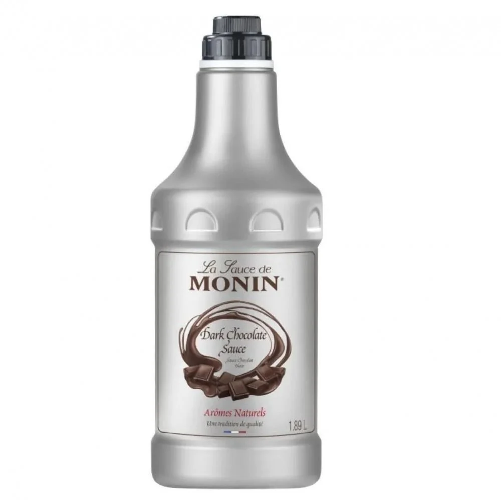 Monin dark chocolate sauce 1.89 L