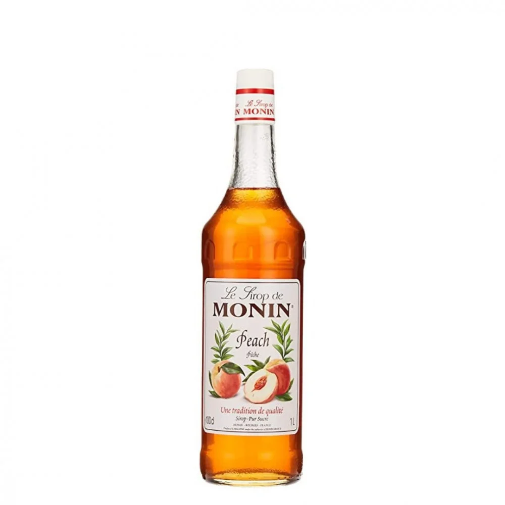 Monin peach syrup 1 L