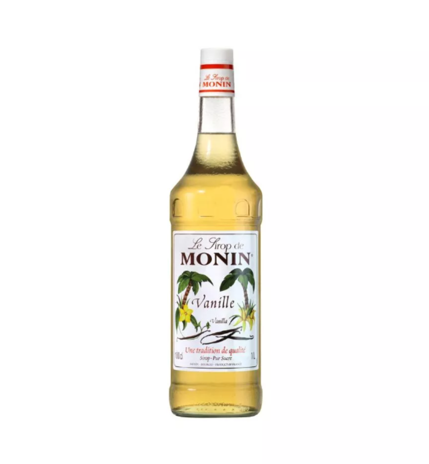 Monin vanilla syrup 1 liter