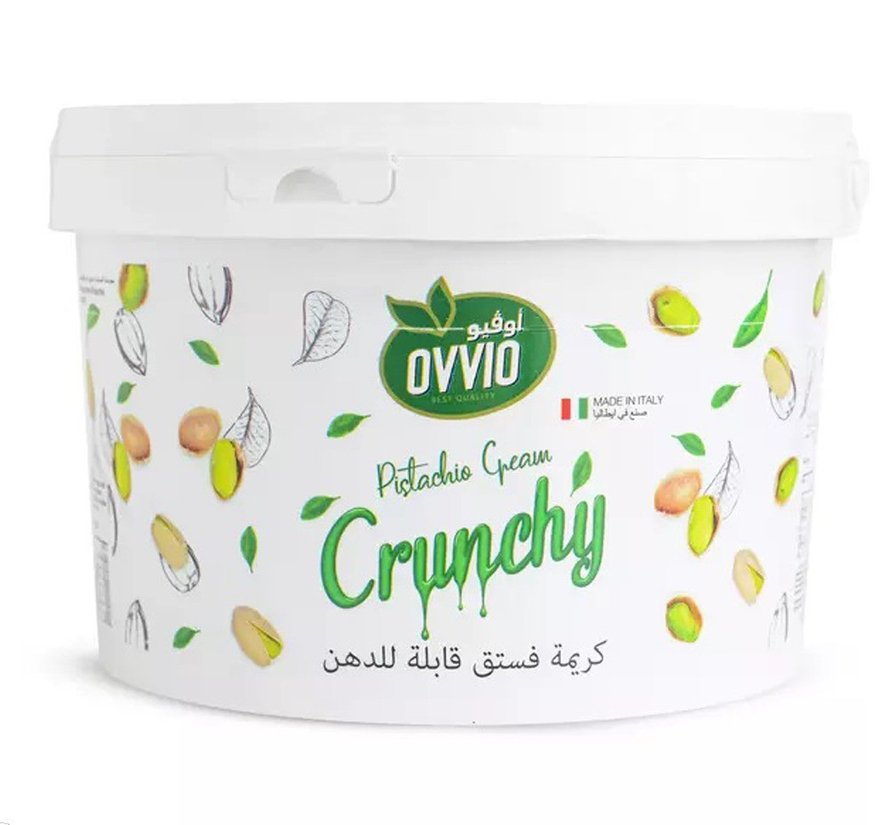 Ovio crunchy pistachio filling 4 kg 