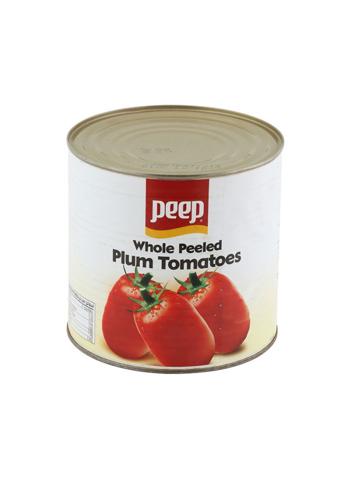 Peep Whole Peeled tomatoes 2500 gm x 6 - carton