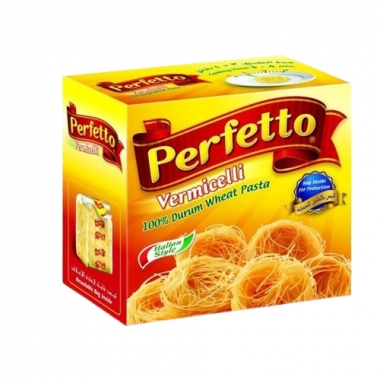 Perfetto Vermicelli Pasta No. 260 - 250 gm × 24 - carton