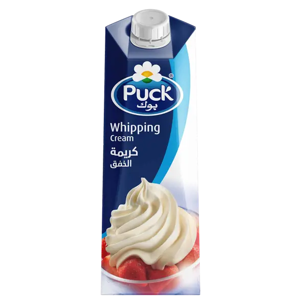 Puck whipping cream 1 liter x 10 - carton