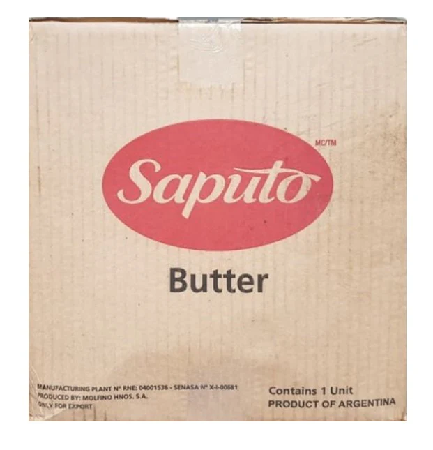 Saputo Unsalted Butter 25 kg - Carton