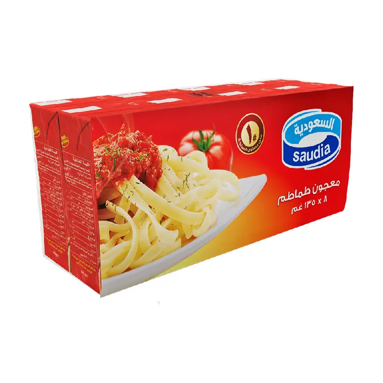 Saudia tomato paste 135 gm x 48 - carton