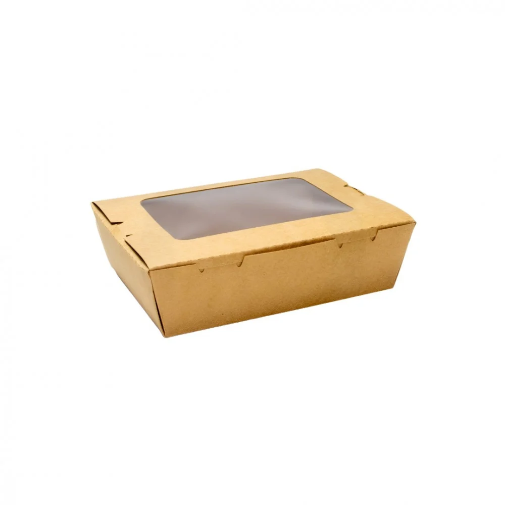 Kraft paper plate 700 ml x 200 pieces - carton