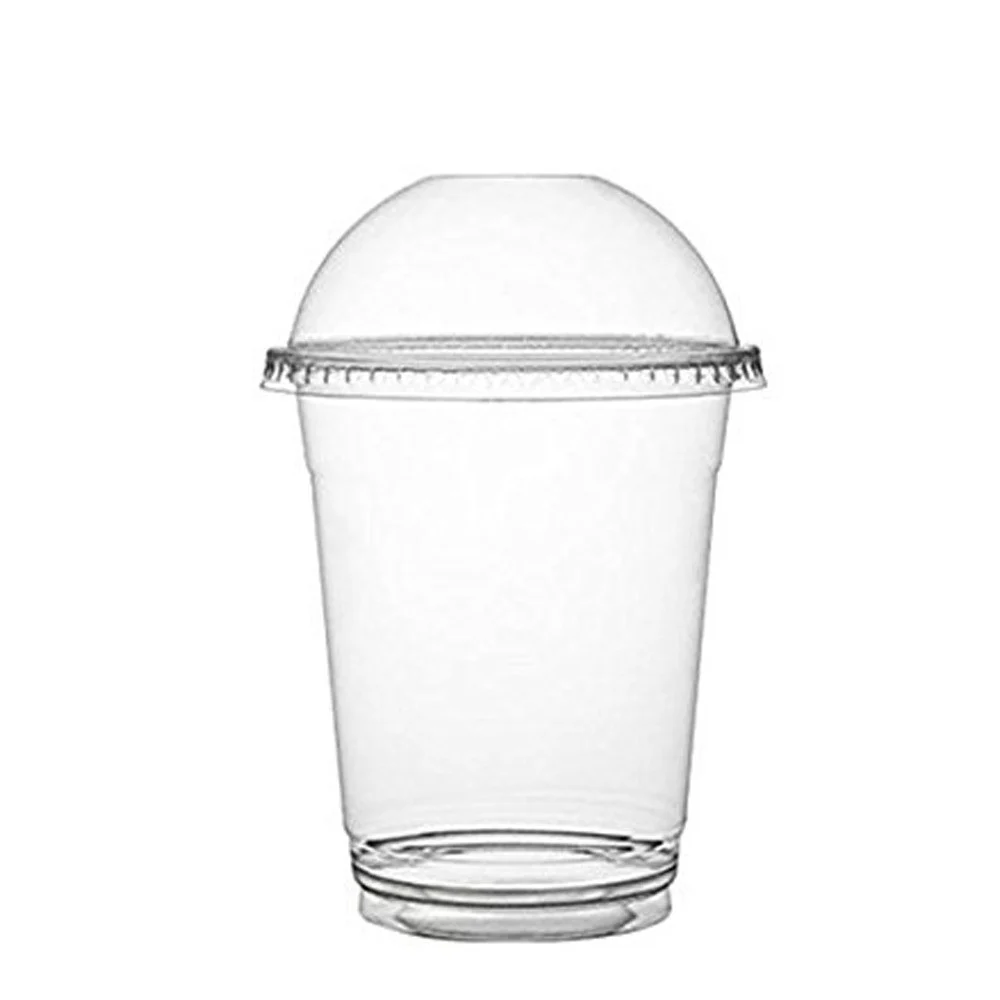 Clear plastic cups with a dome Lid12 On - carton