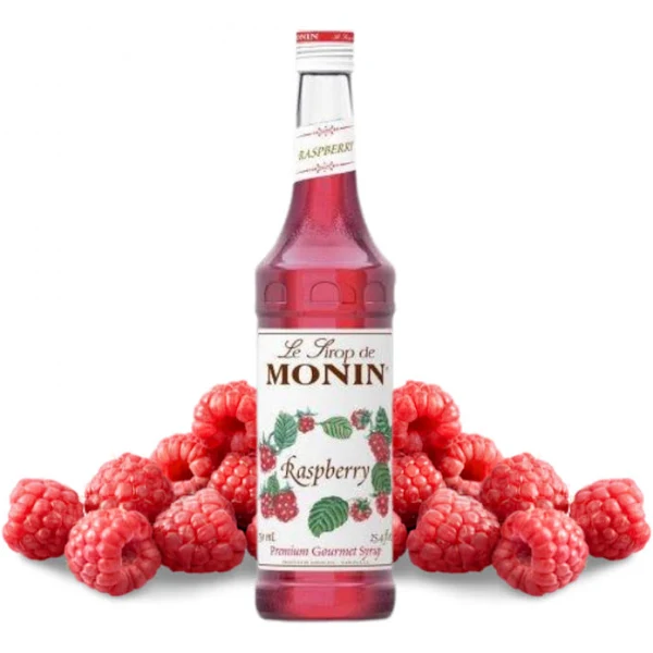 Monin red raspberry syrup 1 liter