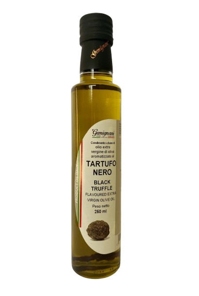 Gemignani Olive Oil with Black Truffle Pieces 250ml