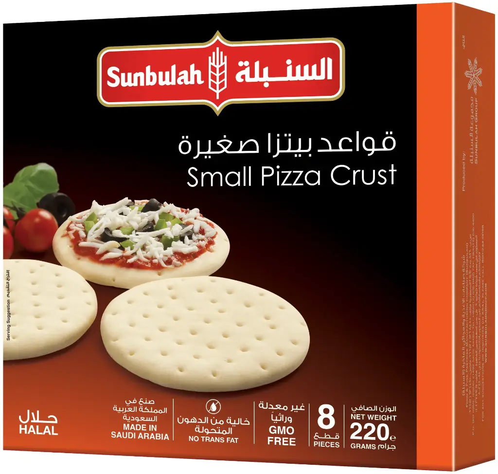 Sunbulah Pizza Crust 495 gm × 3 pcs × 12 - Carton