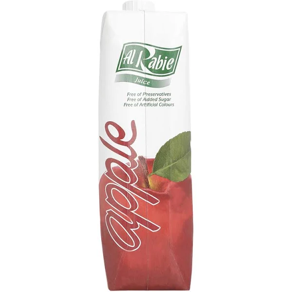 Al Rabie apple juice 1 liter x 8 - carton