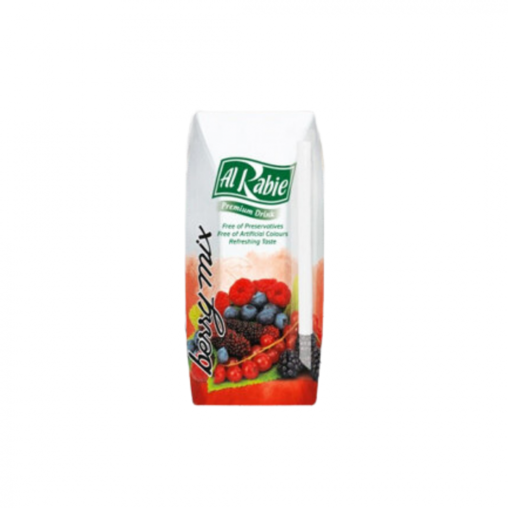 Al Rabie mini mix juice 200 ml x 18- carton