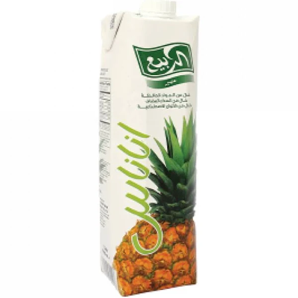 Al Rabie pineapple juice 1 liter x 8 - carton