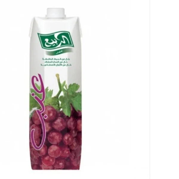 Al Rabie red grape juice 1 liter x 8 - carton