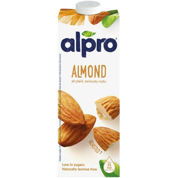 Alpro almond milk 1 L x 8 - carton