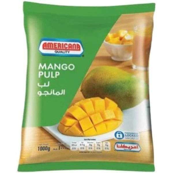 Americana frozen mango pulp 1 kg - bag