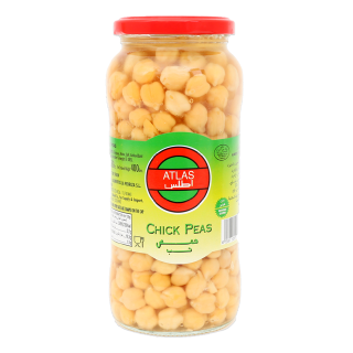 Atlas chick peas 580 g x 12 - carton