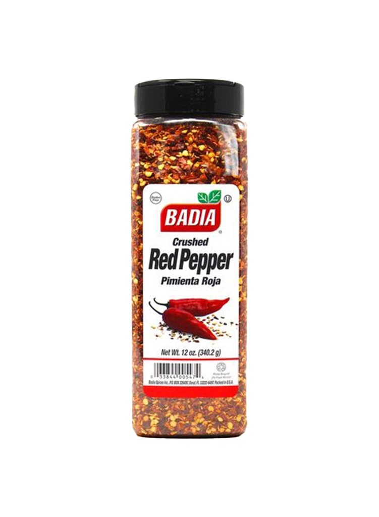 Badia crushed red pepper 340.2 gm x 6 - carton