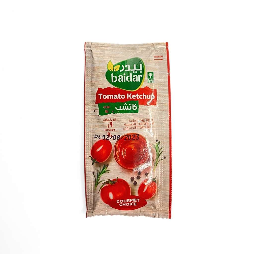 Baidar Ketchup Blades 9 gm x 1000 - carton