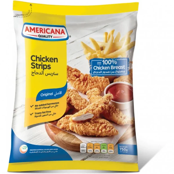 Cold Americana Crispy Strips 1kg*10-carton