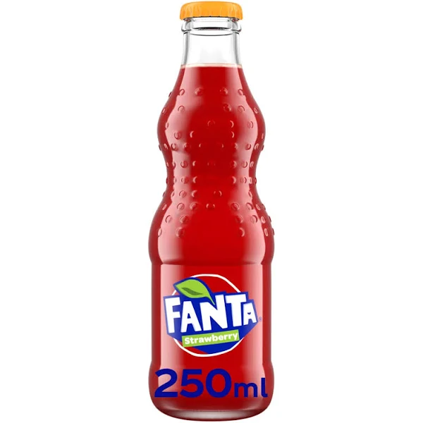 Fanta strawberry glass 250 ml * 24 - carton