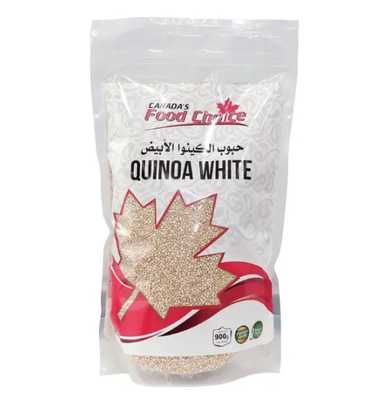 Food Choice White Quinoa Grains 900 gm - Pack