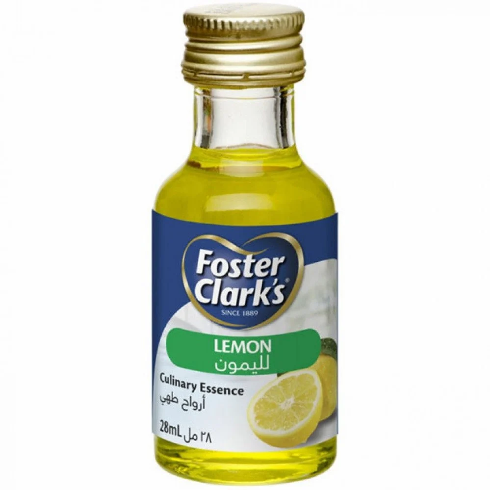 Foster lemon food flavor 28 g x 12 - carton