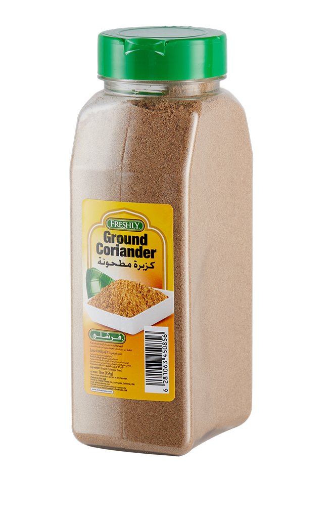 Freshly ground coriander spice 16 oz x 6 - carton