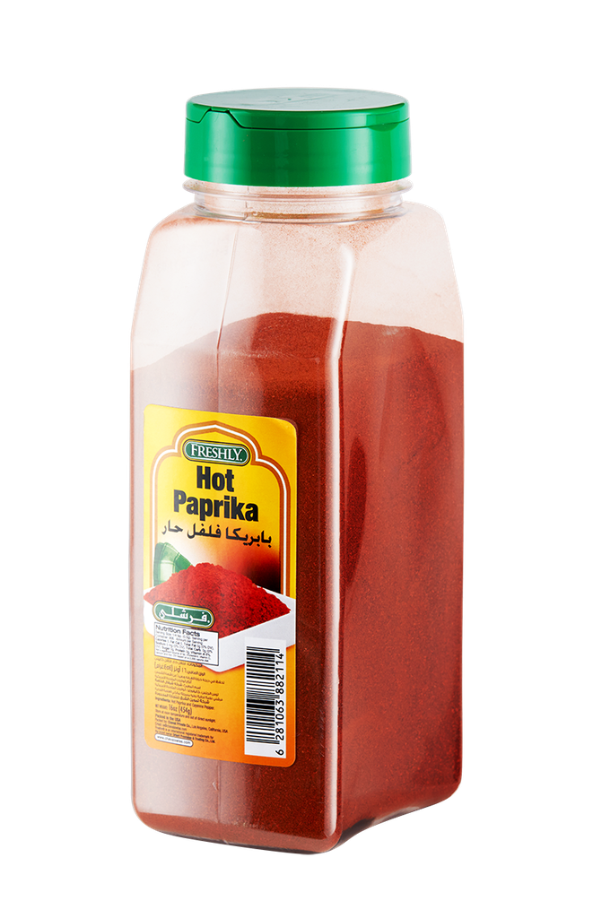 Freshly paprika hot pepper 16 oz x 6 - carton