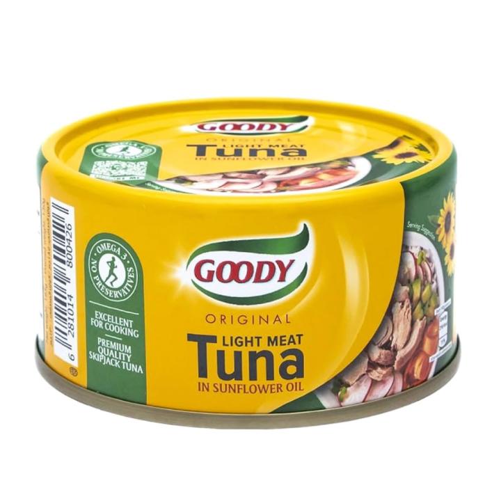 Goody Meat Tuna With Sunflower Oil 185 gm × 48 - Carton