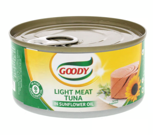 Goody light tuna in oil 185g*48 - carton