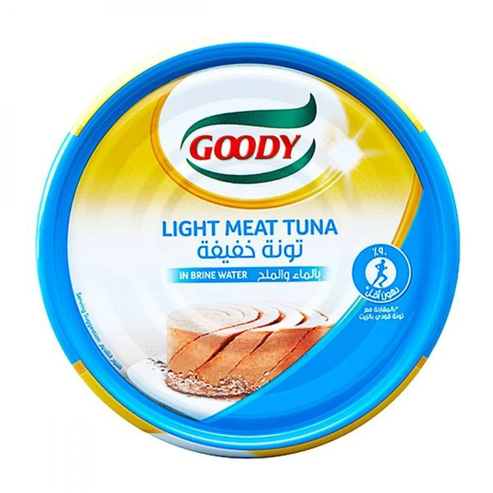 Goody light tuna in water and salt, 185g * 48 - carton