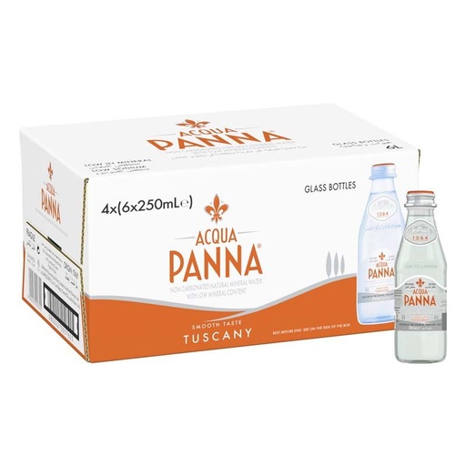 [DR0004121] Acqua Panna Natural Water 250 ml × 24 - Carton