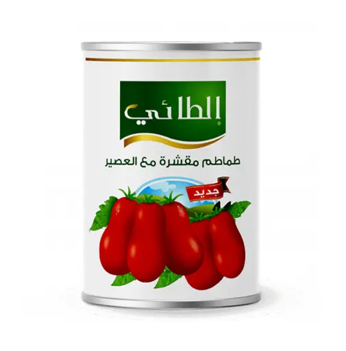 [CA0004226] الطائي طماطم مقشرة 400 غم × 24 - كرتون