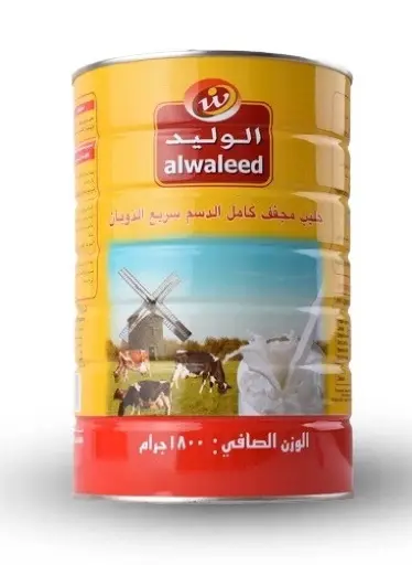 [CA0004227] Al-Waleed full cream milk powder 1800g*6-carton