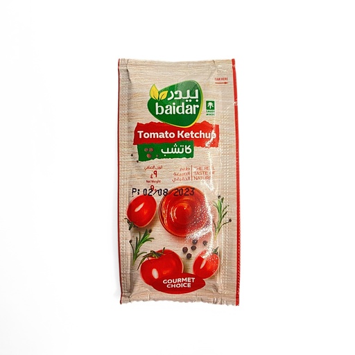 [CA0004345] Baidar Ketchup Blades 9 gm x 1000 - carton