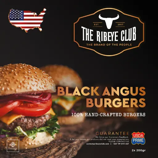 [FR0004383] Black Angus beef burger 1 kg - Piece