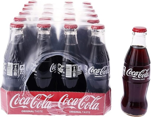 [DR0004454] Coca Cola soft drink glass 250 ml x 24 - carton