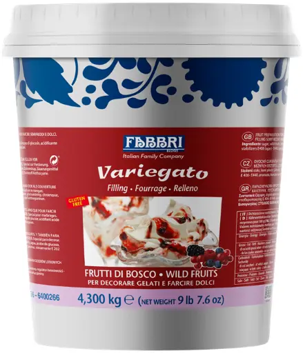 [FI0004555] Fabbri Wild Fruits Filling 4.3 kg