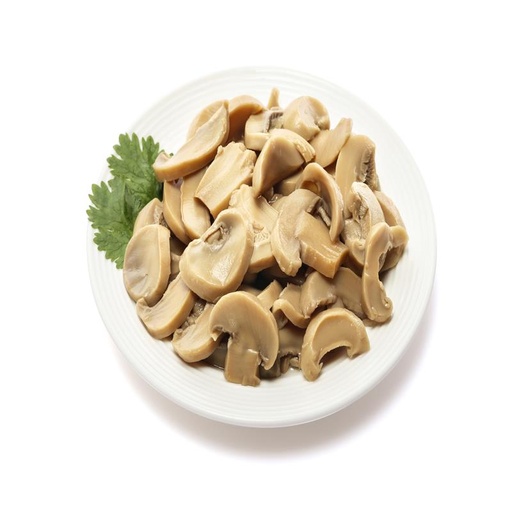 [CA0004925] Large cans of sliced mushrooms - a can