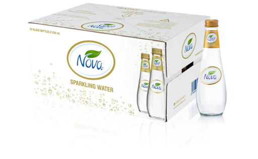 [DR0005141] Nova sparkling Water glass Bottle 250 ml x 24 - carton