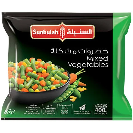 [FR0005411] Sunbulah mixed vegetables 400 gm x 12 - carton