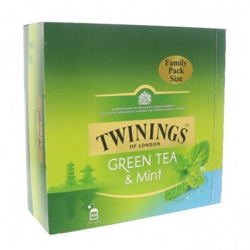 [CO0005468] Twinings green tea with mint 100 bags -  box