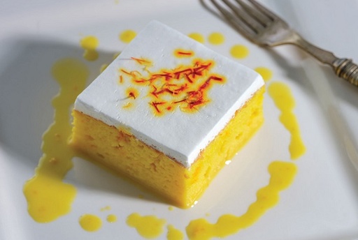 [FR0005553] saffron cake with milk 36 pices